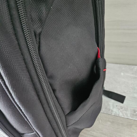 Samsonite Xenon 2 Laptop TSA Checkpoint Friendly Laptop Backpack Black Red Bag - Picture 14 of 16